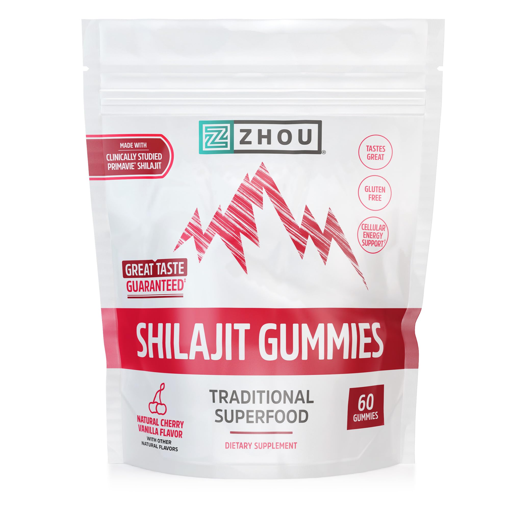 Amazon.com: ZHOU Shilajit Gummies for Men & Women - Cherry Vanilla